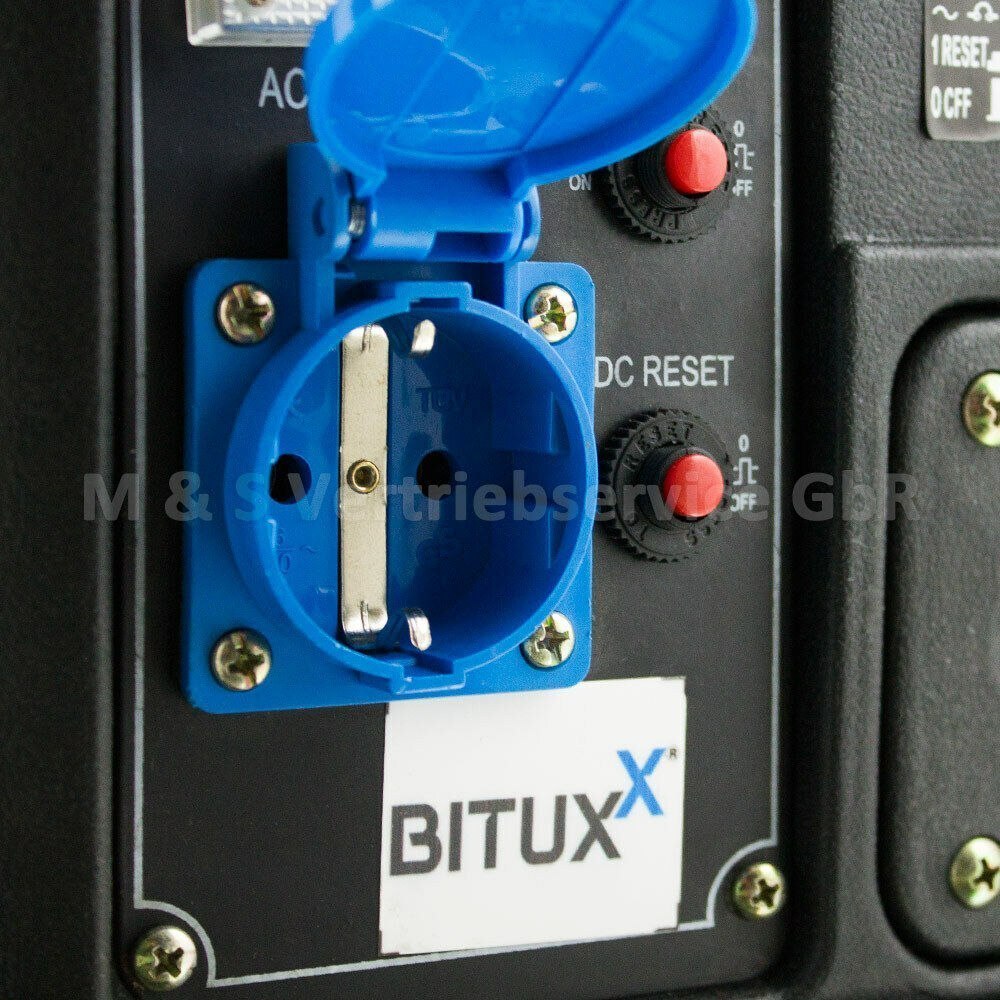 Benzínový generátor 850W BITUXX mobilní elektrocentrála MS15292